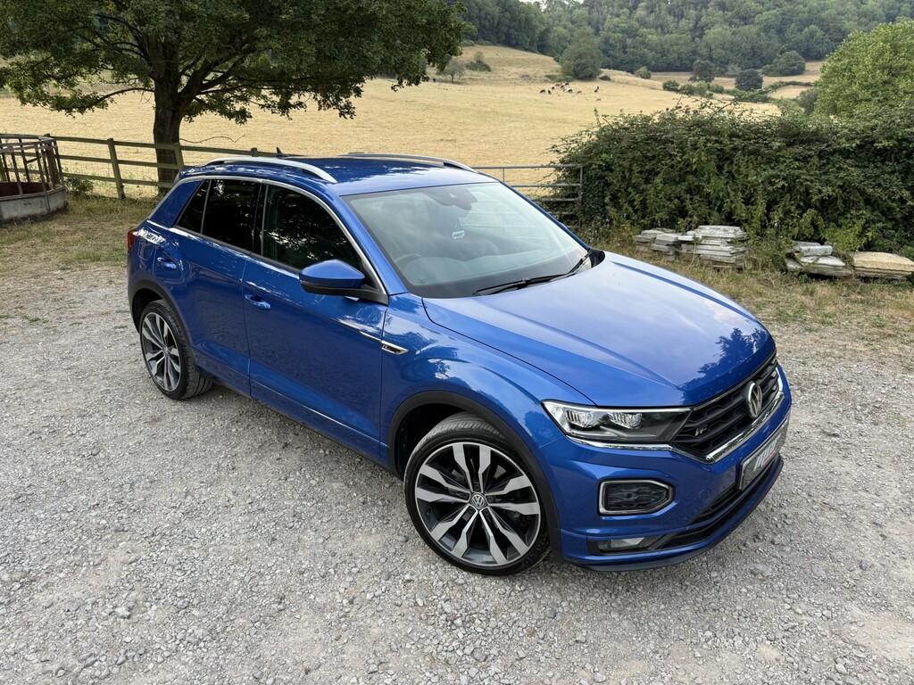 Volkswagen T-Roc 2.0 Tdi R-line Blue #2