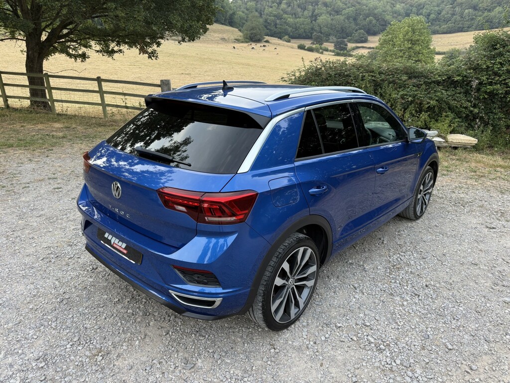 Volkswagen T-Roc 2.0 Tdi R-line Blue #5