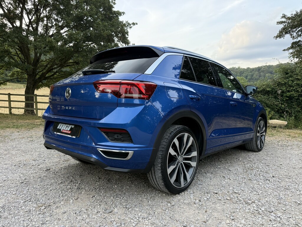 Volkswagen T-Roc 2.0 Tdi R-line Blue #6