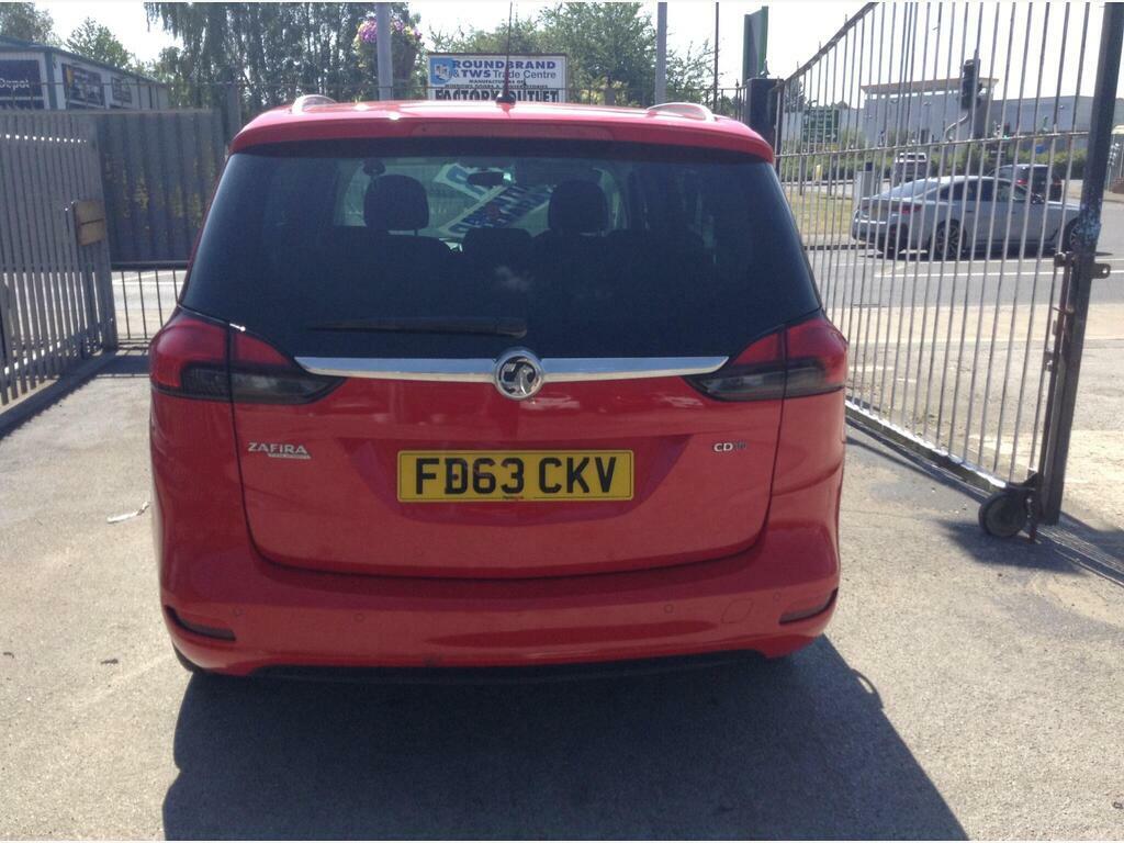 Vauxhall Zafira Tourer 2.0 Cdti Sri Euro 5 Red #5