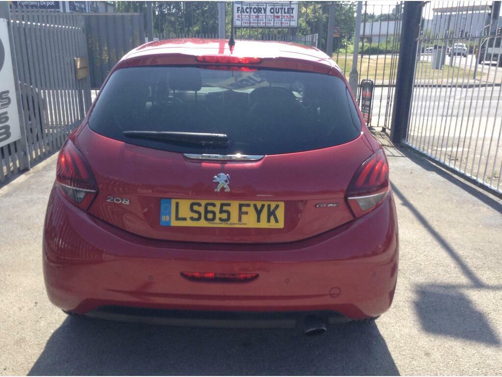 Peugeot 208 1.2 Puretech Gt Line Euro 6 S S Red #5