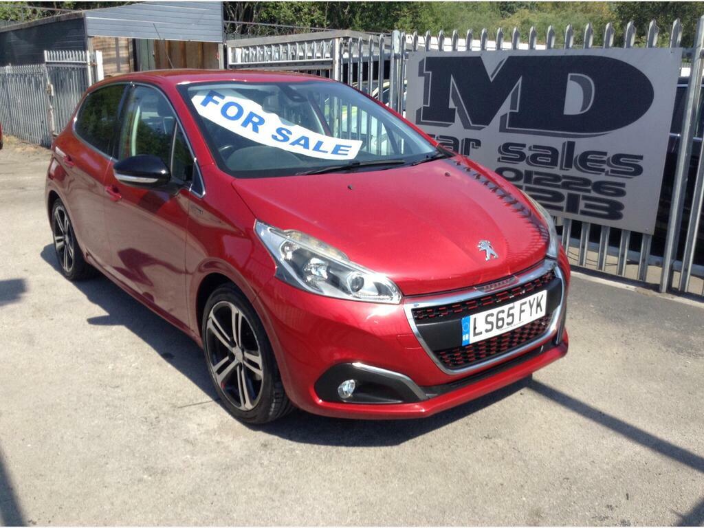 Peugeot 208 1.2 Puretech Gt Line Euro 6 S S Red