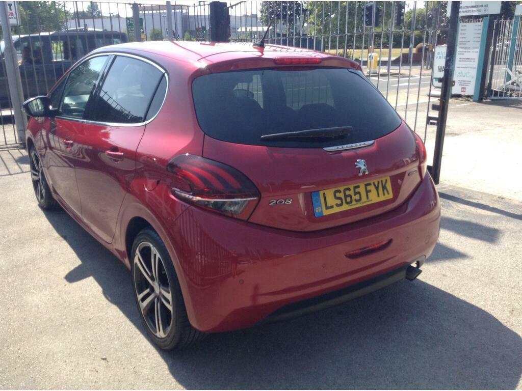 Peugeot 208 1.2 Puretech Gt Line Euro 6 S S Red #4