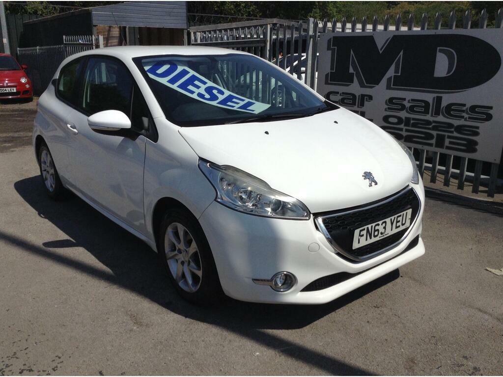 Peugeot 208 1.4 Hdi Active Euro 5 White