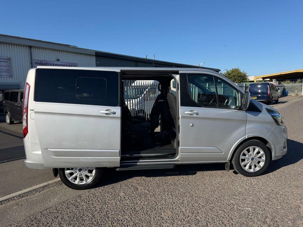 Ford Tourneo Custom 2.0 320 Ecoblue Titanium Minibus Double Cab Di Blue #11