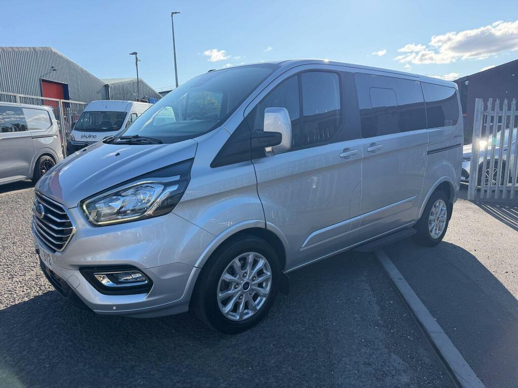 Ford Tourneo Custom 2.0 320 Ecoblue Titanium Minibus Double Cab Di Blue #10