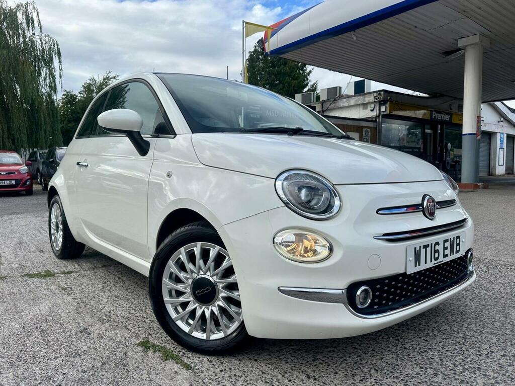 Fiat 500 1.2 Lounge Euro 6 Ss 2016 WT16EWB White