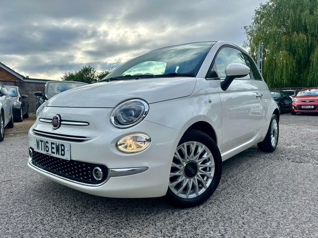 Fiat 500 1.2 Lounge Euro 6 Ss 2016 WT16EWB White #5