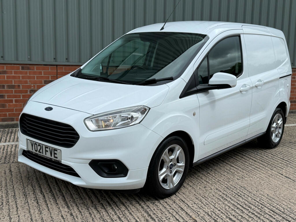 Ford Transit Courier 1.0 Ecoboost Limited L1 Euro 6 YO21FVE White #4
