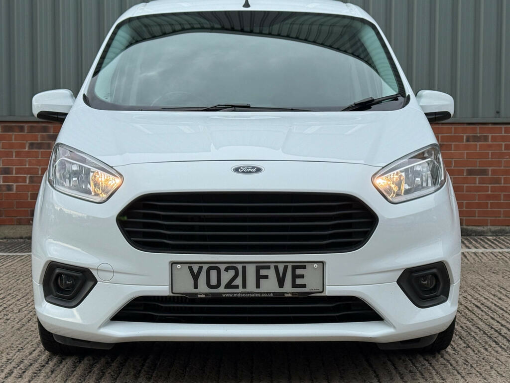 Ford Transit Courier 1.0 Ecoboost Limited L1 Euro 6 YO21FVE White #2