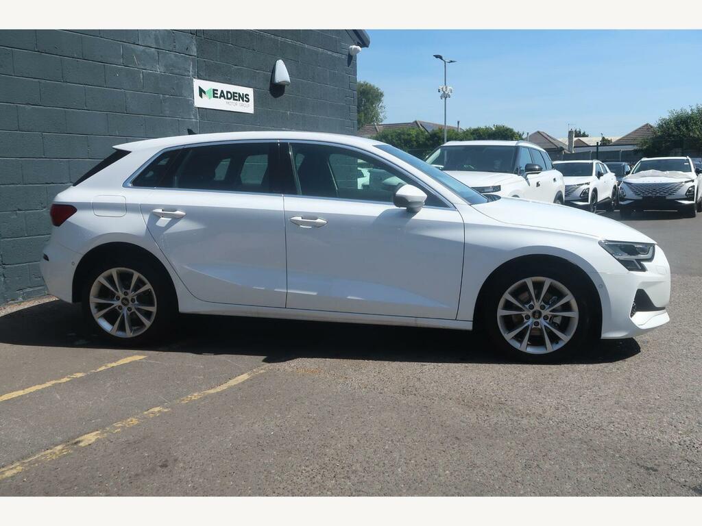 Audi A3 1.5 Tfsi 30 Sport Sportback S Tronic Euro 6 S S White #2