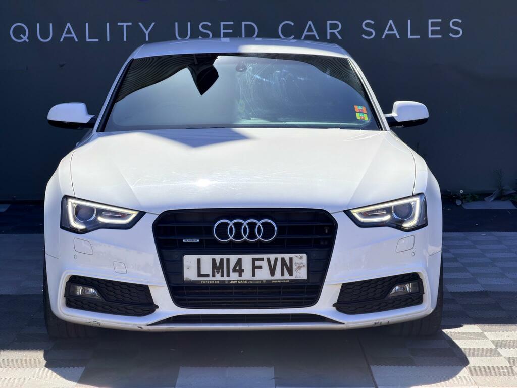 Audi A5 Black Edition White #2