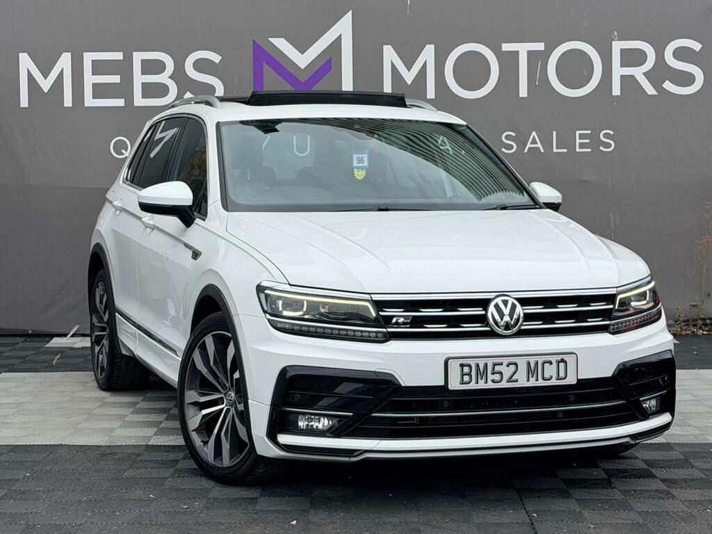 Volkswagen Tiguan 2.0 Tdi R-line Dsg 4Motion Euro 6 Ss White