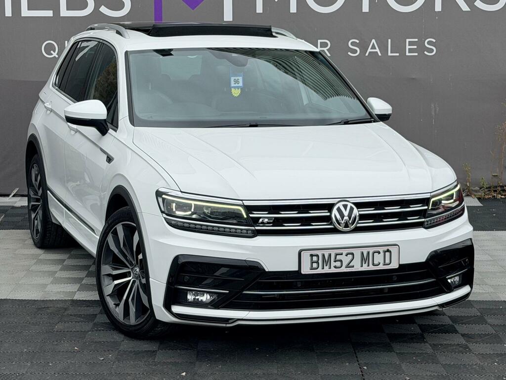 Volkswagen Tiguan 2.0 Tdi R-line Dsg 4Motion Euro 6 Ss BM52MCD White #2