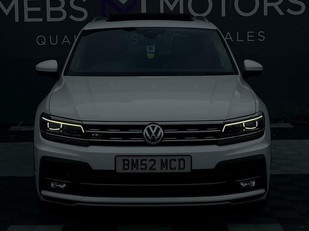 Volkswagen Tiguan 2.0 Tdi R-line Dsg 4Motion Euro 6 Ss BM52MCD White #5
