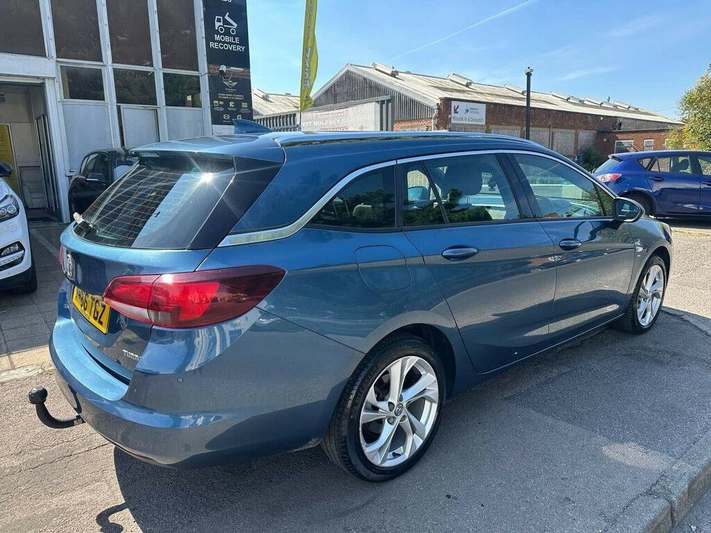 Vauxhall Astra Estate 1.4I Turbo Sri Nav Sports Tourer Euro 6 WR66TGZ Blue #4