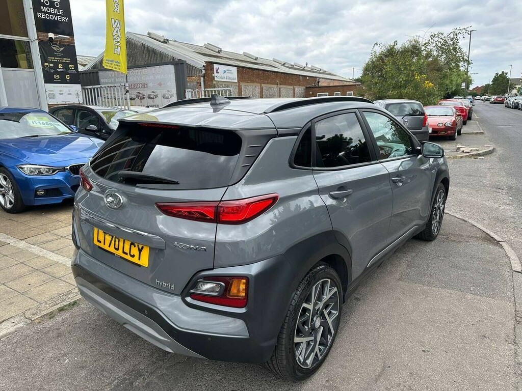 Hyundai Kona Suv 1.6 H-gdi Premium Se Dct Euro 6 Ss 202 LT70LCY Grey #4