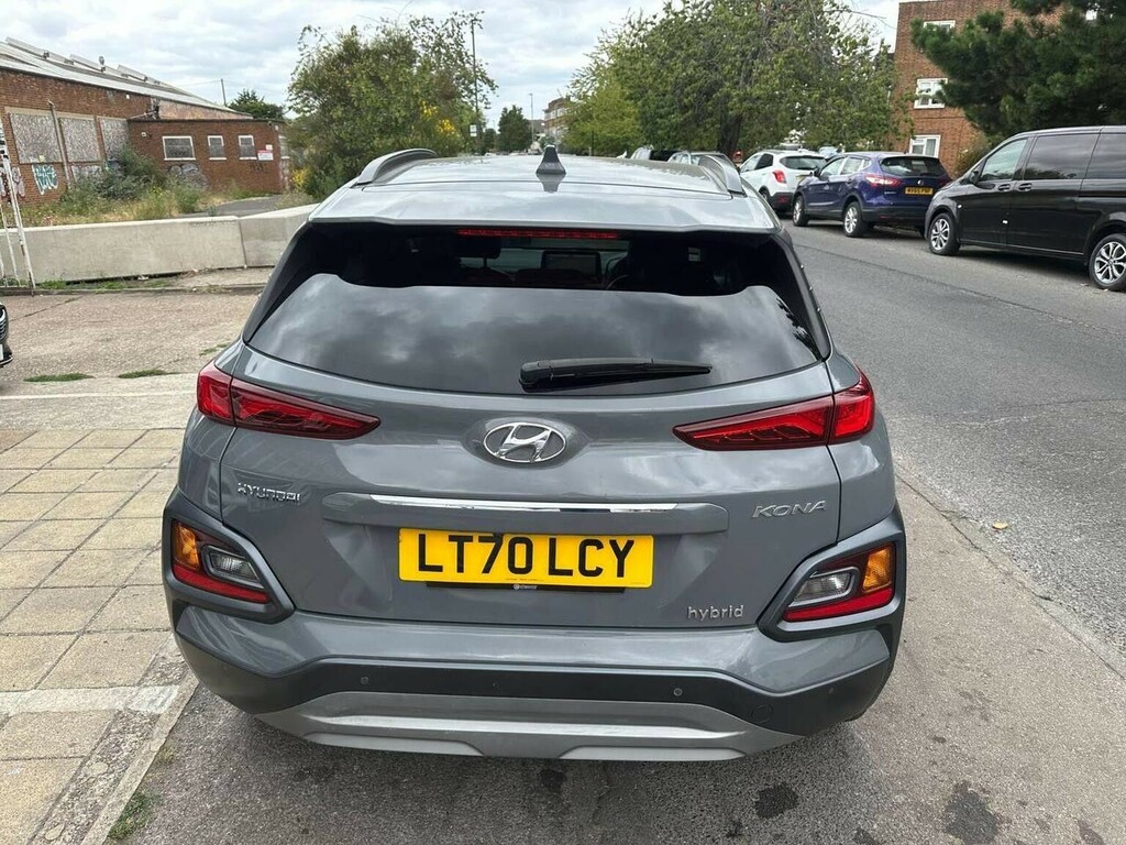 Hyundai Kona Suv 1.6 H-gdi Premium Se Dct Euro 6 Ss 202 LT70LCY Grey #5