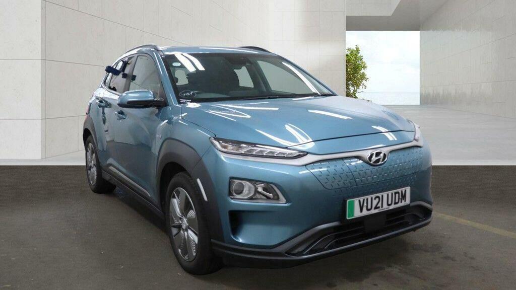 Hyundai Kona Suv 64Kwh Premium 7Kw Charger 202121 Blue #4
