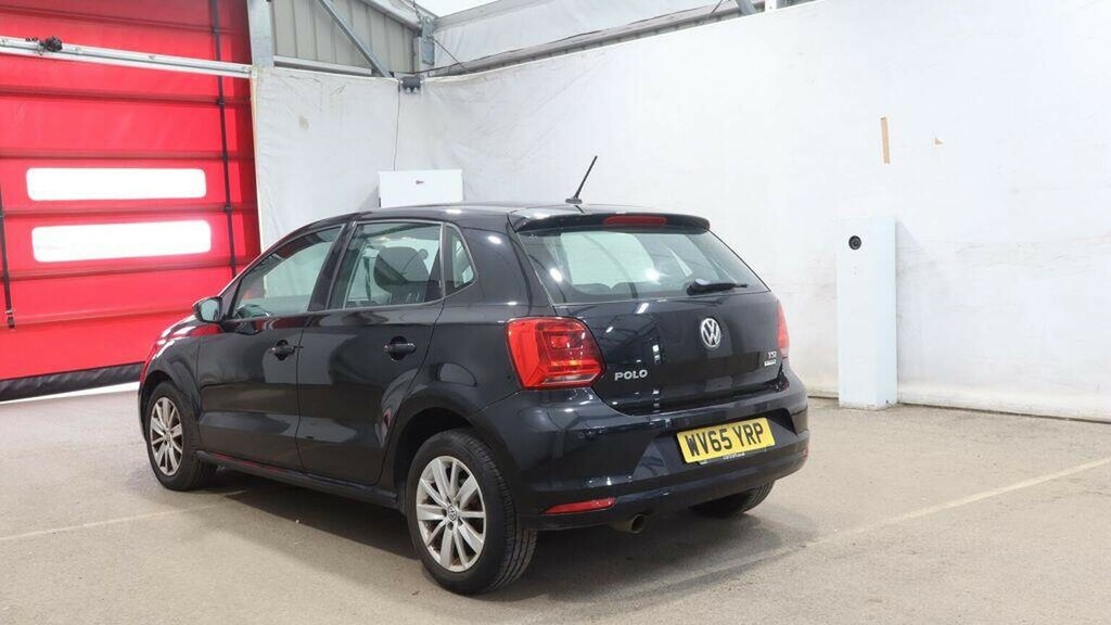 Volkswagen Polo Hatchback 1.2 Tsi Bluemotion Tech Se Euro 6 Ss WV65YRP Black #3