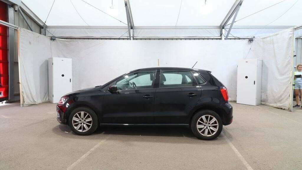 Volkswagen Polo Hatchback 1.2 Tsi Bluemotion Tech Se Euro 6 Ss WV65YRP Black #6