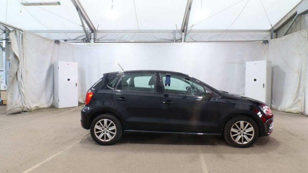 Volkswagen Polo Hatchback 1.2 Tsi Bluemotion Tech Se Euro 6 Ss WV65YRP Black #5
