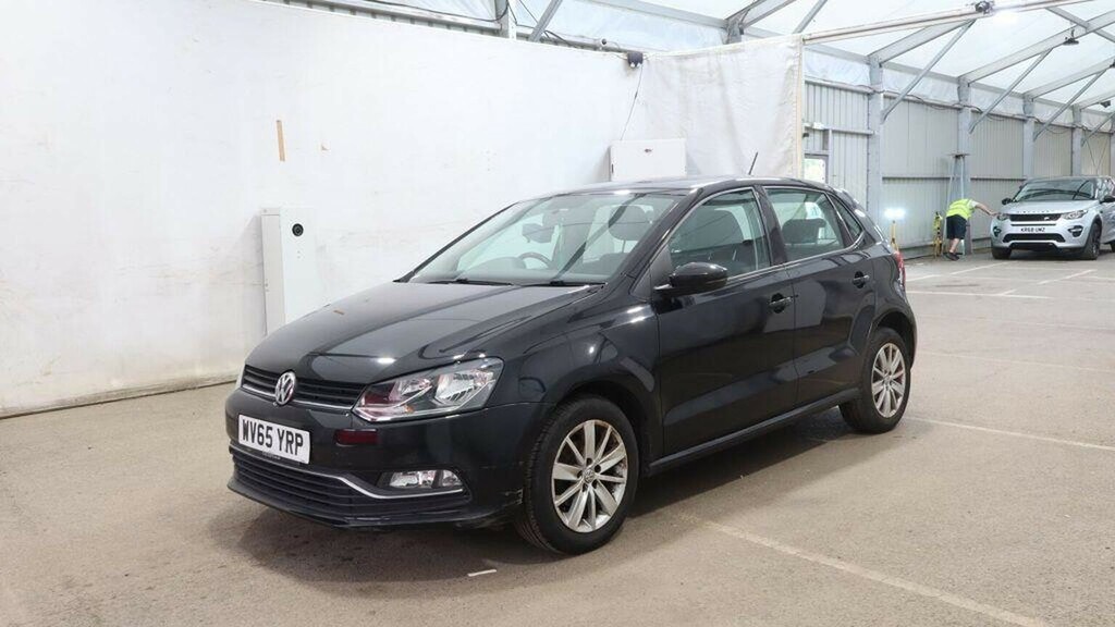 Volkswagen Polo Hatchback 1.2 Tsi Bluemotion Tech Se Euro 6 Ss WV65YRP Black #2