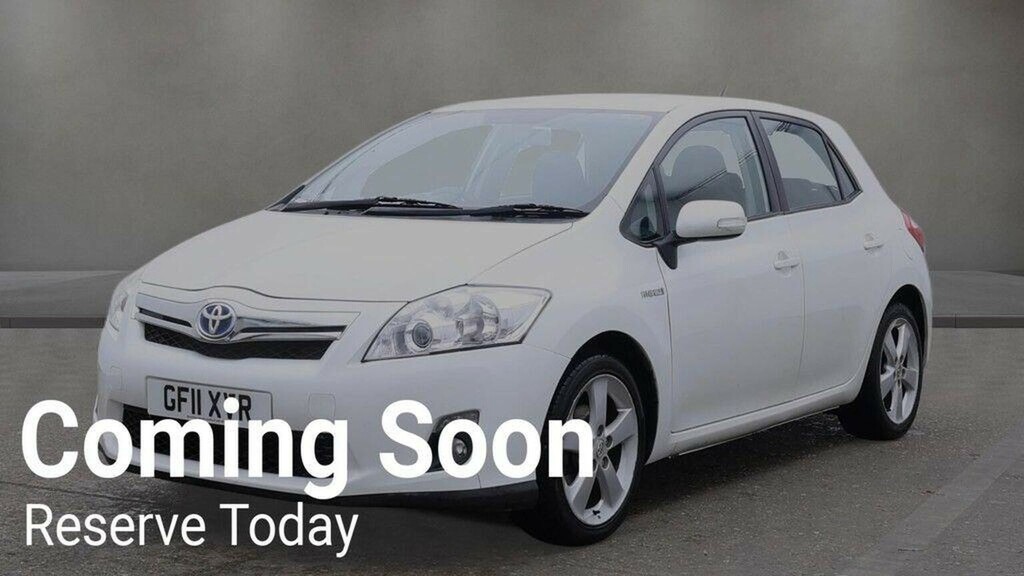 Toyota Auris Hatchback 1.8 Vvt-h T4 Cvt Euro 5 Ss 2011 White