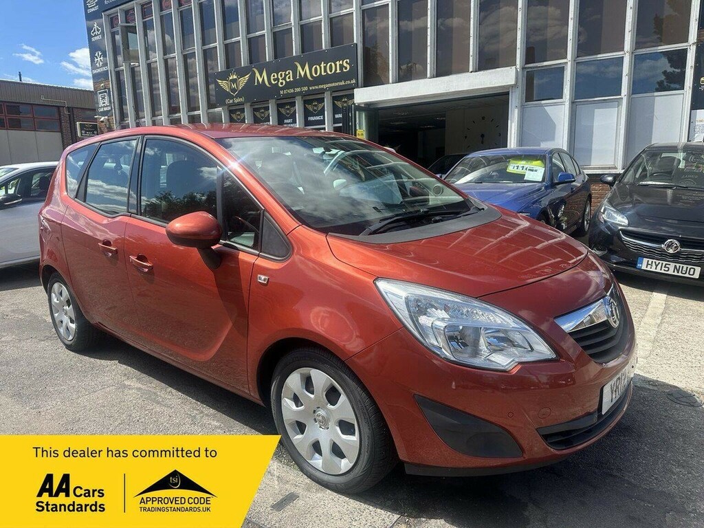 Vauxhall Meriva Mpv 1.4 16V Exclusiv Euro 5 201212 Orange