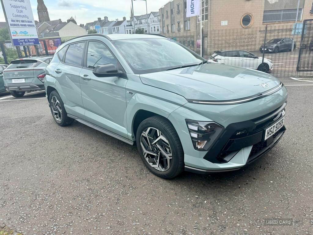Hyundai Kona 1.6 Gdi Hybrid N Line Dct Green
