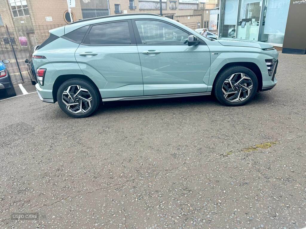 Hyundai Kona 1.6 Gdi Hybrid N Line Dct HSZ9259 Green #2