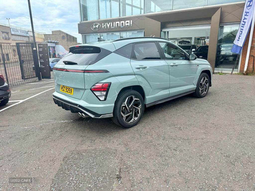 Hyundai Kona 1.6 Gdi Hybrid N Line Dct HSZ9259 Green #3