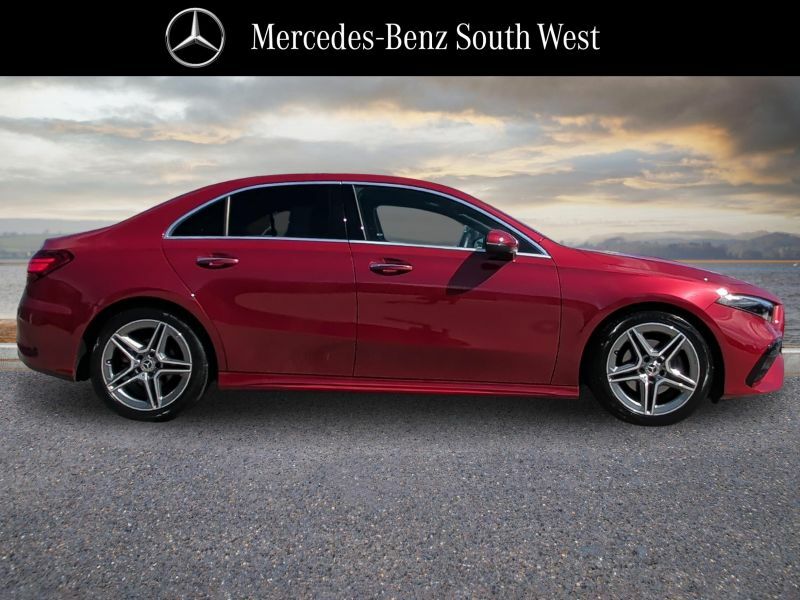 Mercedes-Benz A Class Saloon WK73HMU Red #3