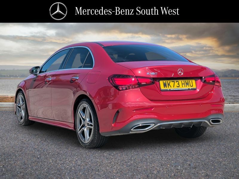 Mercedes-Benz A Class Saloon WK73HMU Red #2