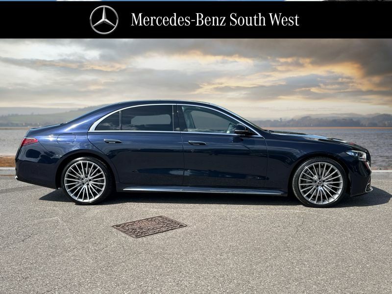 Mercedes-Benz S Class Saloon Blue #3