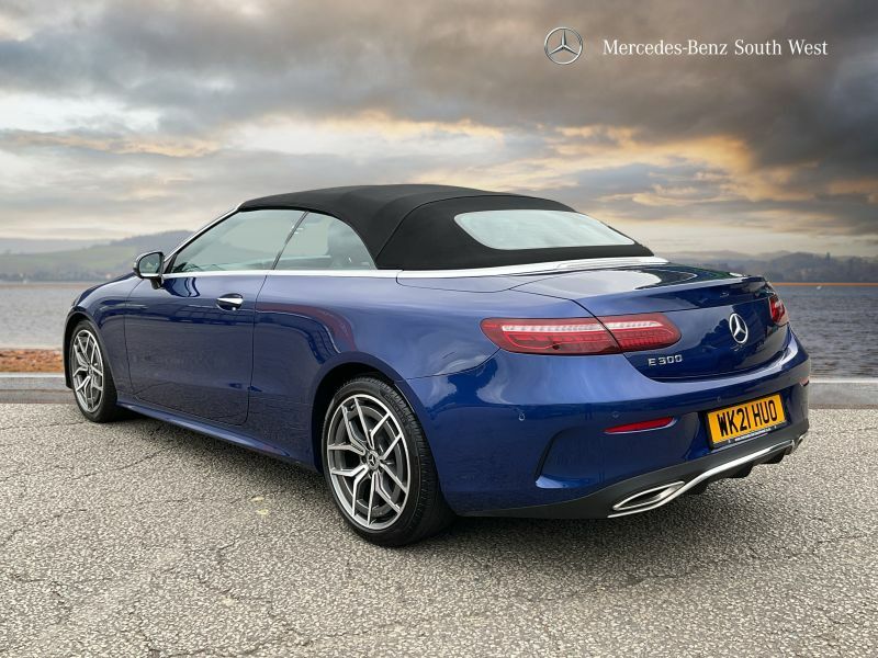 Mercedes-Benz E Class Convertible Blue #2