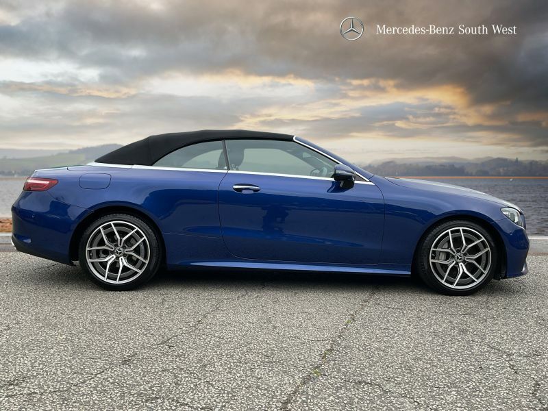 Mercedes-Benz E Class Convertible Blue #3