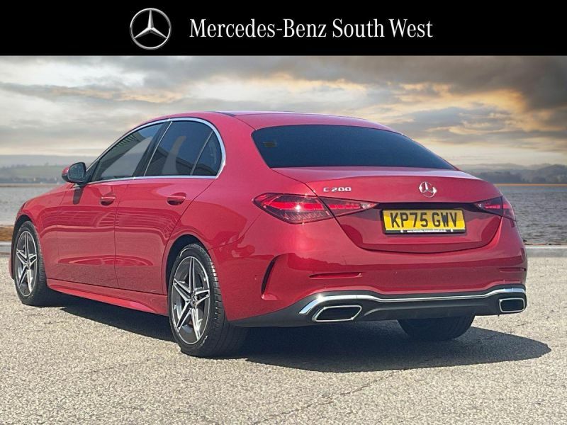 Mercedes-Benz C Class Saloon KP75GWV Red #2