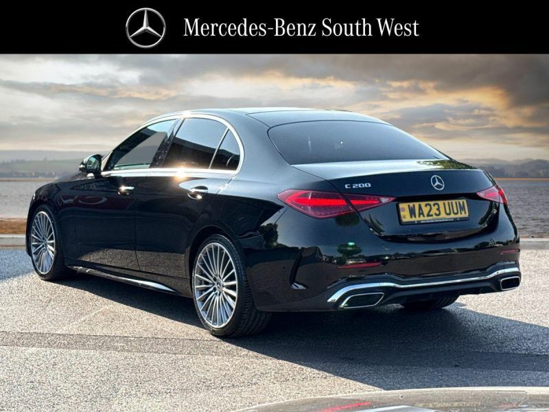 Mercedes-Benz C Class Amg Line White #2