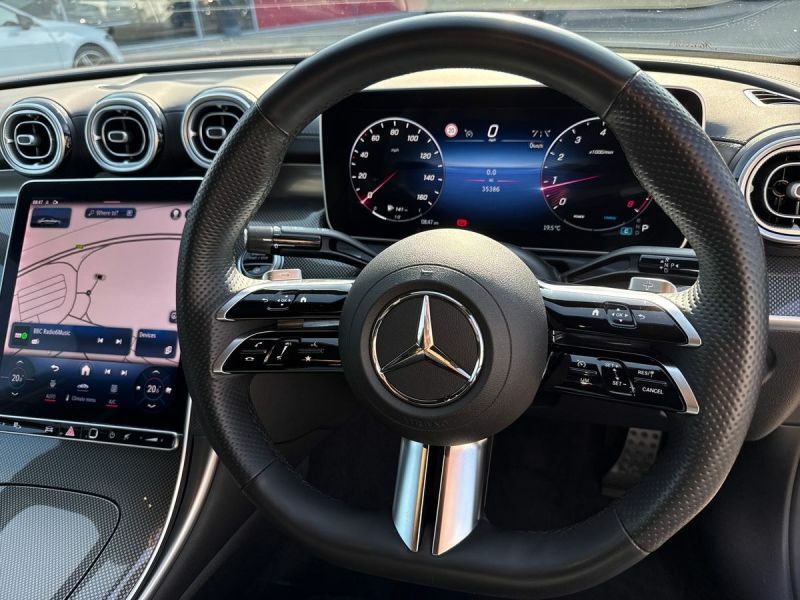 Mercedes-Benz C Class Amg Line White #6