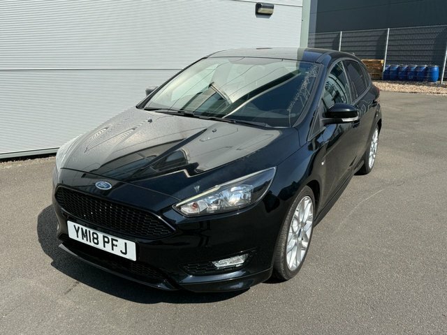 Ford Focus 1.0T Ecoboost St-line Hatchback YM18PFJ Black #4