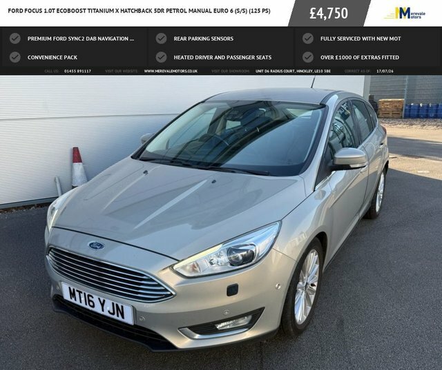 Ford Focus 1.0T Ecoboost Titanium X Hatchback Manu Silver