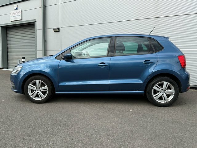 Volkswagen Polo 1.2 Tsi Bluemotion Tech Match Hatchback FL17EWH Blue #3