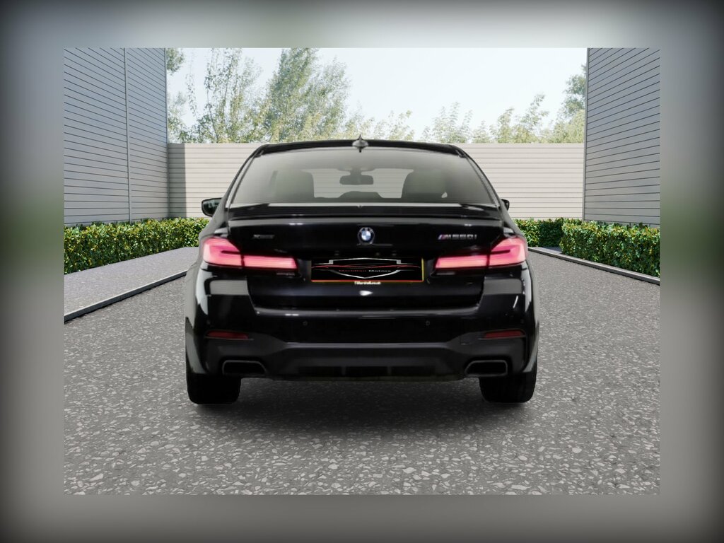 BMW 5 Series 4.4 M550i V8 Saloon Steptronic Xdrive E Black #4