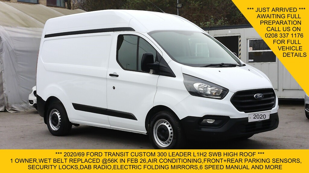 Ford Transit Custom 300 Leader L1h2 Swb High Roof With Only 57.000 Mil