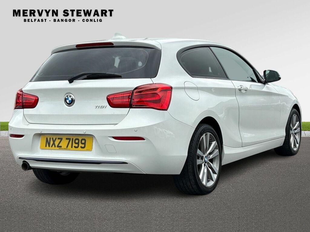 BMW 1 Series Sport NXZ1799 White #5