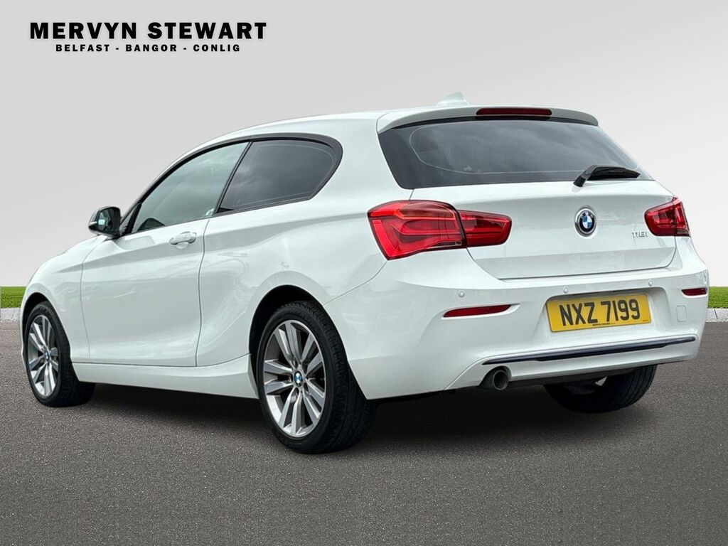 BMW 1 Series Sport NXZ1799 White #3