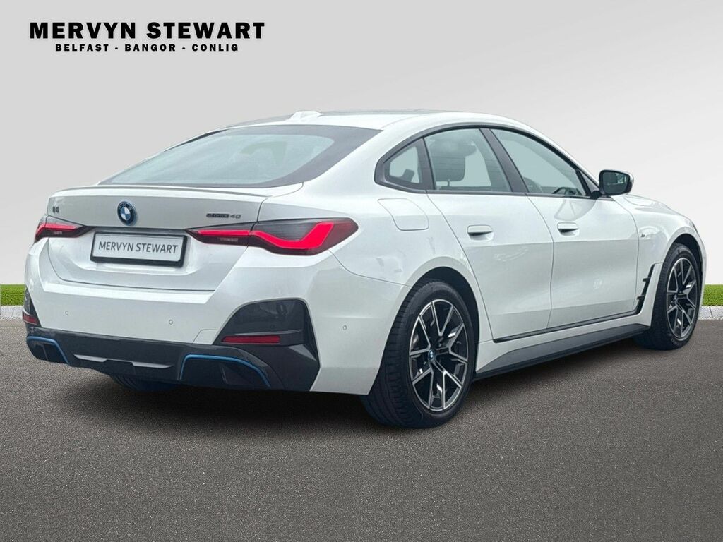 BMW i4 Edrive40 M Sport BMZ1689 White #4