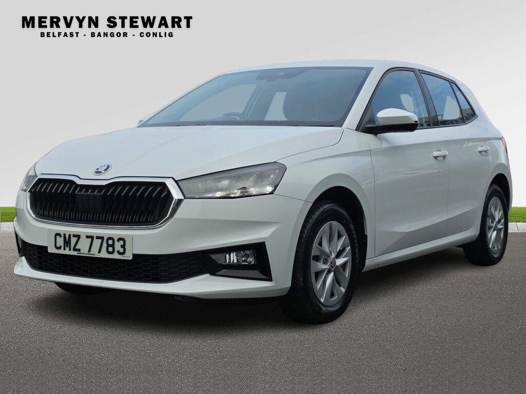 Skoda Fabia Se Comfort 1.0 Mpi 80 Ps 5G Man 2023 CMZ7783 White #4