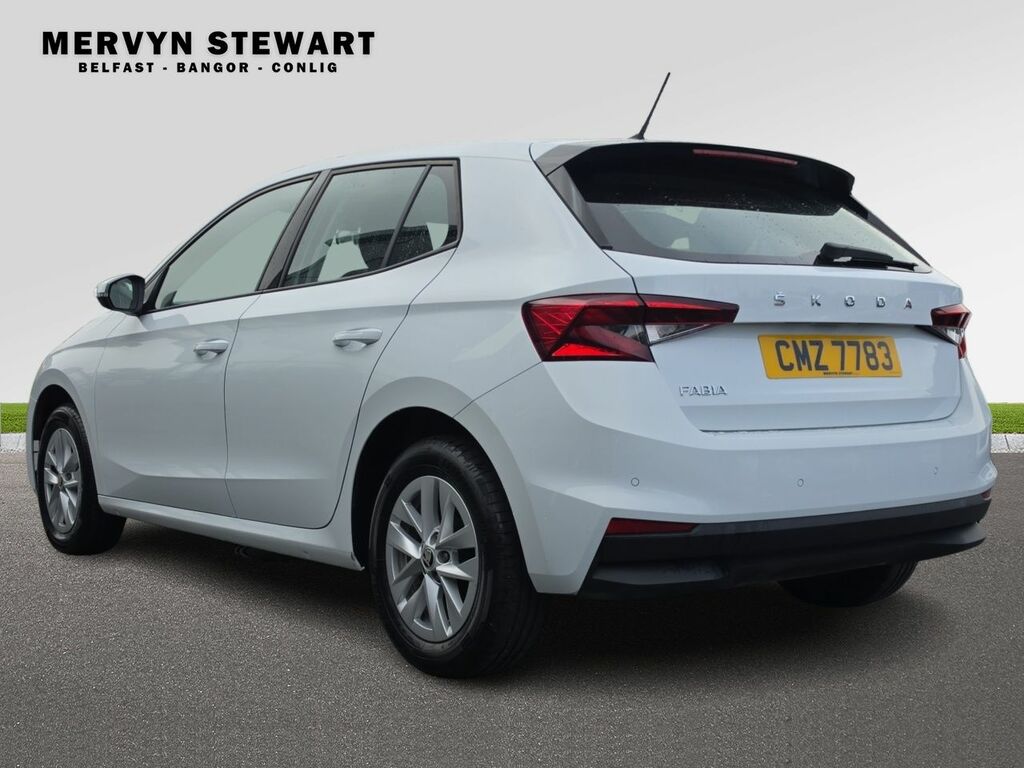 Skoda Fabia Se Comfort 1.0 Mpi 80 Ps 5G Man 2023 CMZ7783 White #6